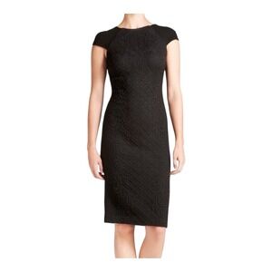 Tory Burch Black Kiersten Midi Dress Size S Retail‎ $395